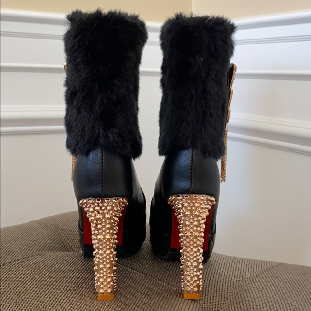 Red Bottom Booties - Picture 2 of 9